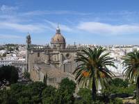 Jerez de la Frontera - Alcaza View to Cathedral (Oct 2006)